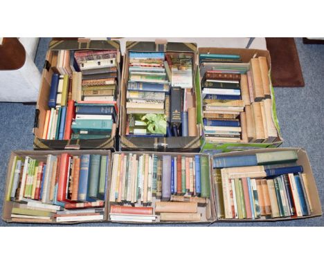 Six boxes of miscellaneous plays and poetry, mostly 20th century, some first editions (qty)