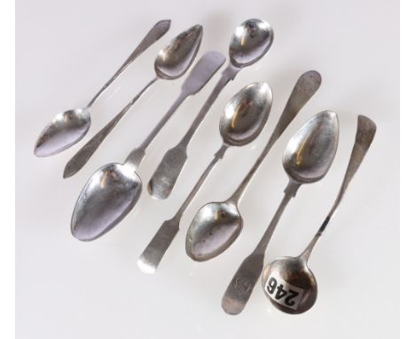 Fourteen tea spoons, Perth various makers mostly R Keay.