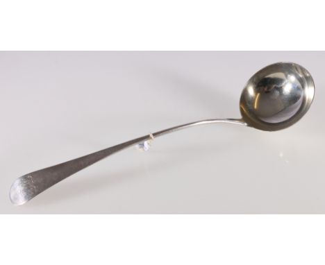 Silver soup ladle by Peter and Anne Bateman. London 1793,156g.