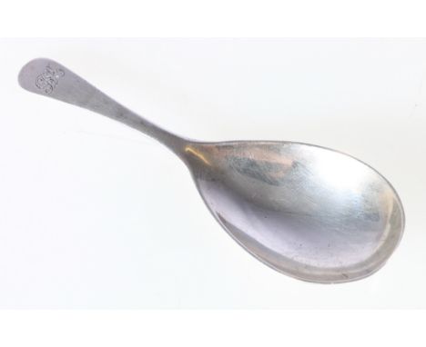 Caddy spoon, probably J McDonald, Aberdeen c1800