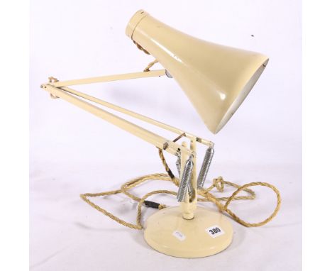 Herbert Terry anglepoise lamp with cream body.