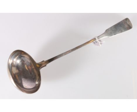 Soup ladle  by Robert Keay,  Perth,  Edinburgh 1841, 34cm, 7oz.