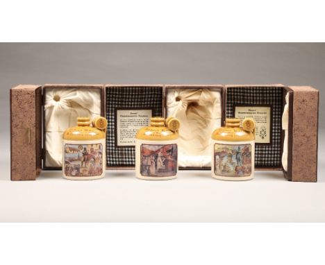 Thee limited edition No 83 ceramic decanter containing a blend of malt whiskies, speciality collection to commemorate the bi-