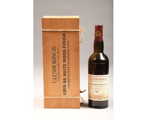 1975 Glenmorangie 25 year old Cote De Nuits wood finish single malt scotch whisky, limited edition No 754, 70cl 43%vol, prese
