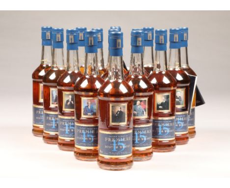 Sixteen bottles, 15 year old Premiers finest blended scotch whisky, 70cl 40%vol, boxed (16)