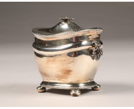 Edwardian silver sugar basin and cover, raised on bun feet, assay marked London 1905 weight 220g Condition reportOverall in g