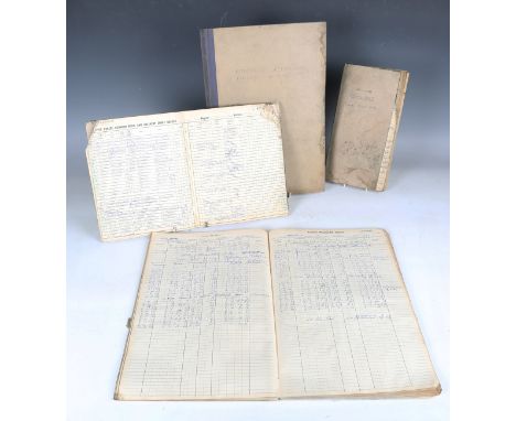 A collection of mainly 1950s Southern and British Railway related ephemera, including Train Register books, a Wagon book and 