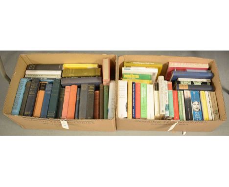 A selection of hardback and other books, primarily related to history and memoirs, titles including: The View from No. 11, by