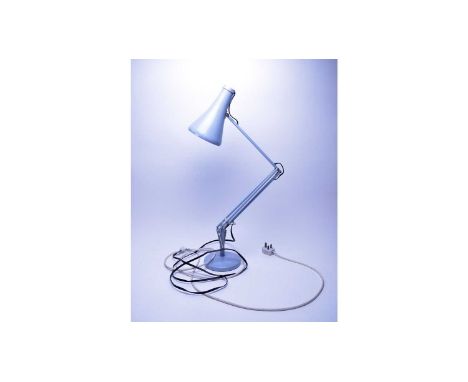 An Anglepoise desk lamp, in grey, with Herbert Terry &amp; Sons mark. 