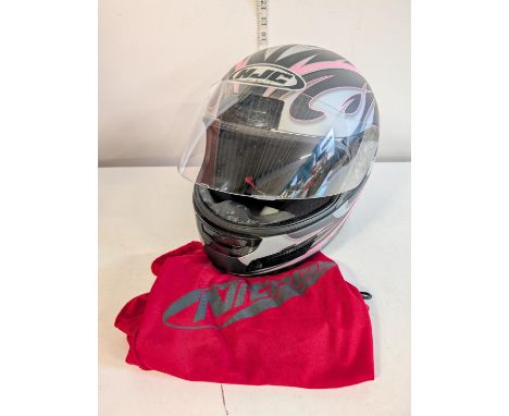 A HGC motorbike helmet size M 