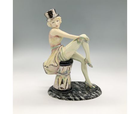 This exquisite figurine by Kevin Francis portrays Marlene Dietrich in the iconic pose from the 1929 film The Blue Angel. Stan