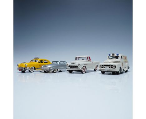 A fantastic collection of four 1:43 scale diecast models from Brooklin Models, renowned for their hand-built replicas of clas
