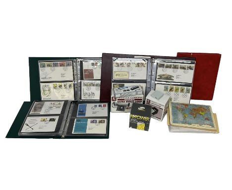 Great British and World stamps, including first day covers many with special postmarks and printed addresses, various United 