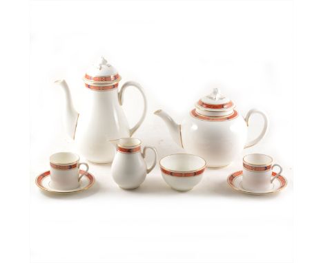 Royal Worcester bone china tea and coffee service, Beaufort pattern.