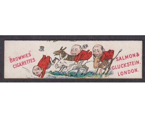 Cigarette card, Salmon &amp; Gluckstein, Occupations, type card, Hunting ( gd) (1)