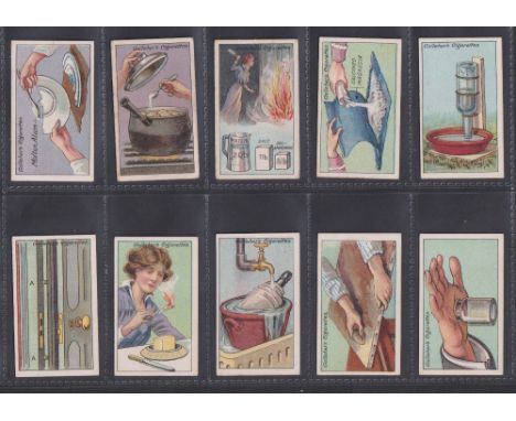 Cigarette cards, 3 sets and 1 part set, Gallaher How To Do It (98/100, missing nos 1 &amp; 70, gd), Morris How to Sketch (set