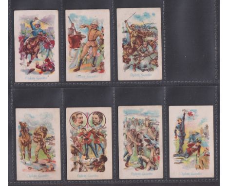 Cigarette cards, Ogden's, Victoria Cross Heroes, 7 cards, Chard &amp; Bromhead, Congreve, Farmer, Fitz-Clarence, Grant, Havel