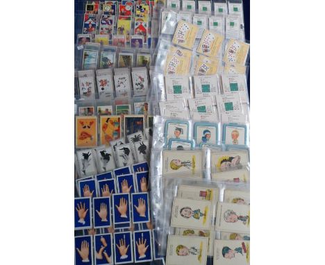 Cigarette &amp; trade cards, a selection of 14 sets inc. Cow &amp; Gate Happy Families, Carreras The Nose Game, Cope's The Ga