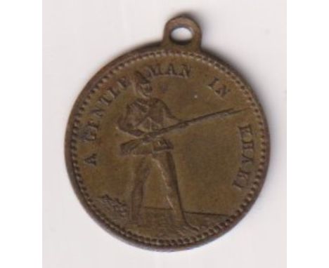 Tobacco issue, Wills, Boer War Medallions, 'K' size, type, 'A Gentleman in Kharki', scarce (gd) (1)