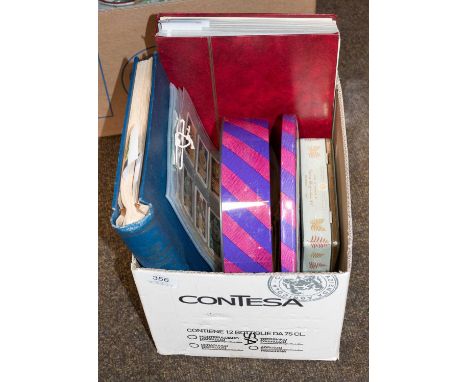 Stamp Collection, with many hundreds pre-1950 in a blue album and by country in old envelopes, a red stockbook of mint Britis