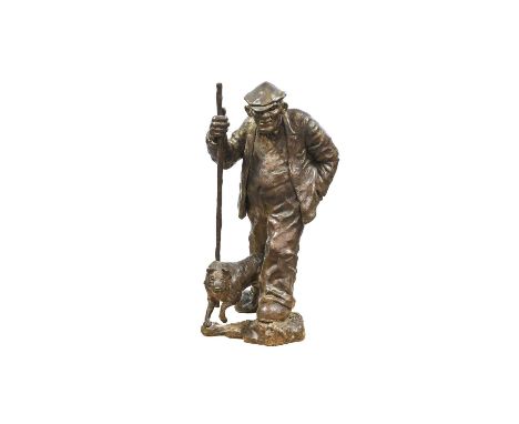 Austin Mosley (1930-2013)"By Your Side"Signed and numbered 25/95, bronze, 37cm high
