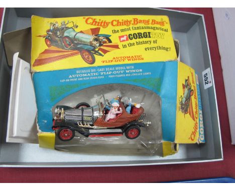 Corgi Toys Diecast Chitty Chitty Bang Bang 266, box present but damaged.