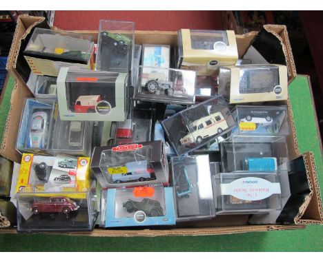 Thirty Two Items of Cased 'OO' Scale Vehicles, by Oxford, Classix, Corgi, etc, (fair to good).