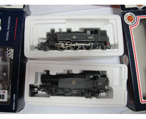 Two Bachmann 'OO' Gauge/4mm Tank Steam Locomotives, BR black, boxed Ref No 32-081 class 56XX 0-6-2 Ref No 5660, weathered, pl