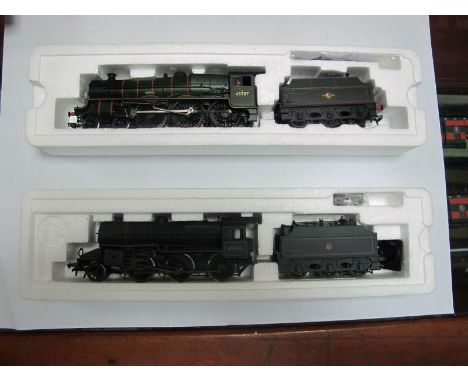 Two Bachmann 'OO' Gauge/4mm Boxed 4-6-0 Steam Locomotives and Six Wheel Tenders, Ref No 32-179 "Crab", R/No 42942, weathered 