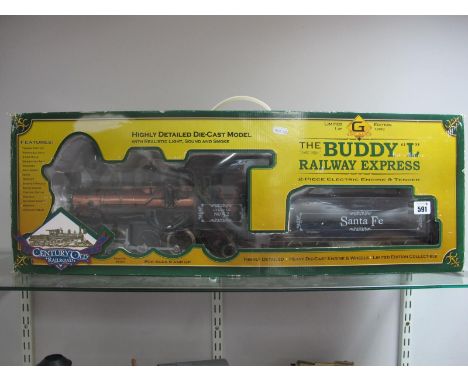 The Buddy "L" Railway Express Ref No 52001 "G" Gauge/U.S.A Outline "Old Timer" 2-6-2 Steam Locomotive and Eight Wheel Double 