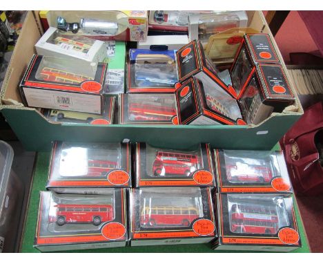 Fourteen E.F.E 1/76 Scale Boxed Buses/Coaches, various liveries, plus to "Days Gone" trackside commercials, a E.F.E Southdown