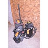 Lot - Shop-Vac Brand Model 5512-300A Vacuum, Cougar Ash Vacuum and Bissell Spot Clean Pro Vacuum