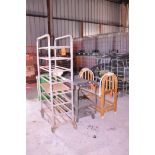 Lot - (3) Various 4-Wheel Carts