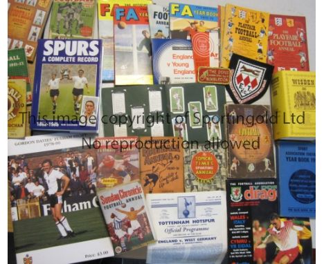 SPORTING MISCELLANY      A collection of sporting miscellany to include 6 Playfair Football annuals 1949/50, 1952/53 , 1953/5