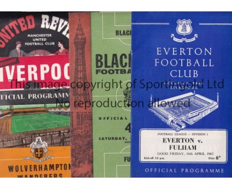 FULHAM 60s   Seventy two Fulham away programmes, 62/3 x 23, 63/4 x 24 and 64/5 x 25. 63/4 includes London Challenge Cup at To