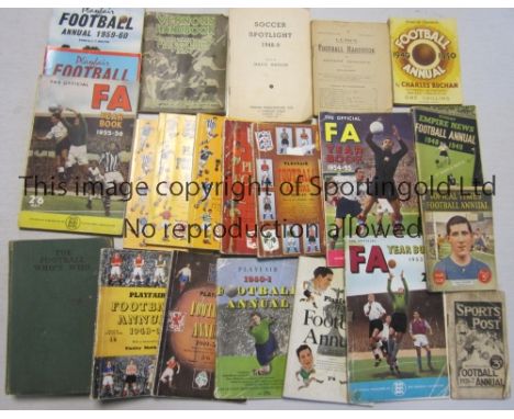 FOOTBALL ANNUALS Collection of football annuals comprising FA Year Books 1948/49 to 74/75 inclusive plus 78/9 (28), Caxton Su