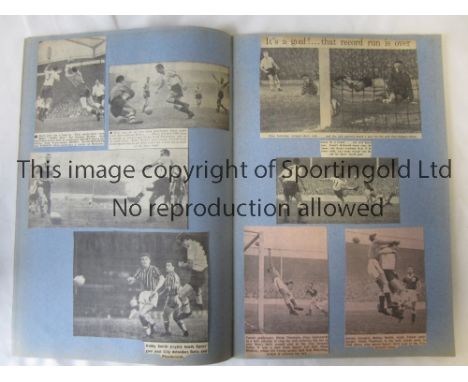 TOTTENHAM SCRAP BOOKS     Eight Scrapbooks relating to Tottenham from 1956/57 through to and including the Double season of 1