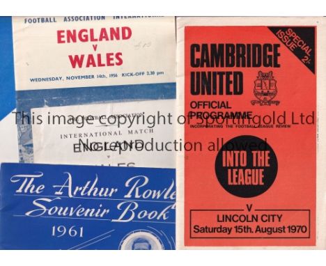 BIG MATCH    Twelve Big Match programmes and 2 Brochures Leicester City 1956/57 and The Arthur Rowley Souvenir Book 380 goals