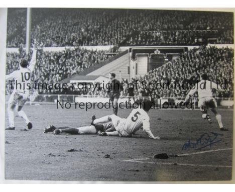 QPR       Three b/w 16 x 12 photos, showing Queens Park Rangers victory in the 1967 League Cup Final, including Mark Lazarus 