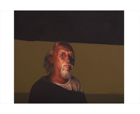DO QUANG EM (VIETNAMESE, B.1942) - SELF PORTRAIT, 2004
Oil on canvas
Signed and dated 2004 lower right
66cm x 77cm; 87cm x 97