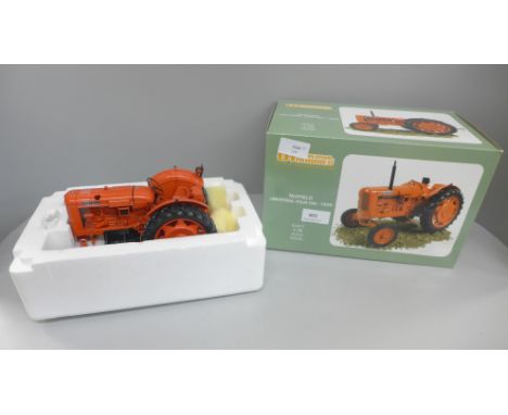 A Universal Hobbies 1:16 scale Nuffield Universal four DM-1958 tractor 