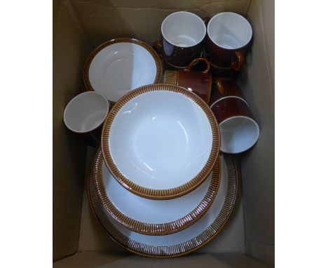 A Poole dinner service 