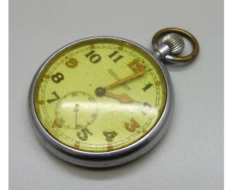 A Jaeger LeCoultre military issue pocket watch 