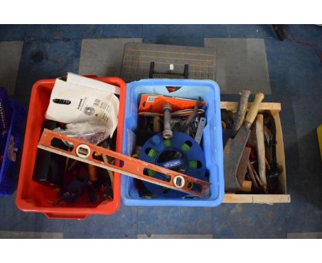 Three Boxes of Hand Tools Etc. 