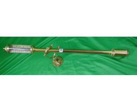 Brass ships barometer 