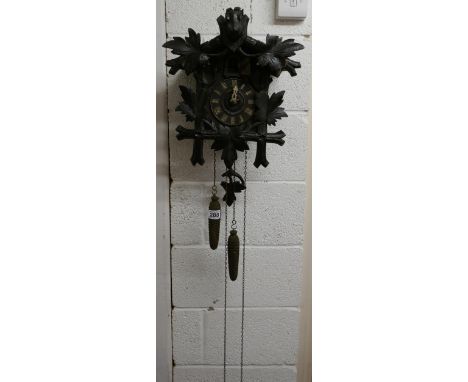 Antique Black Forest cuckoo clock 