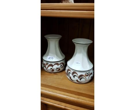 PAIR OF RADFORD VASES