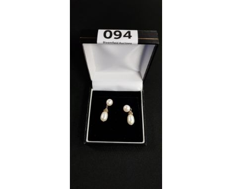 14CT GOLD AND PEARL EARRINGS