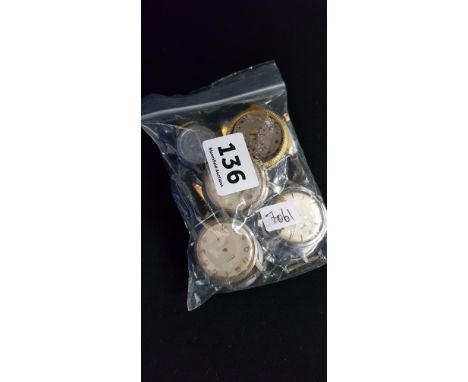 BAG OF VINTAGE WATCHES