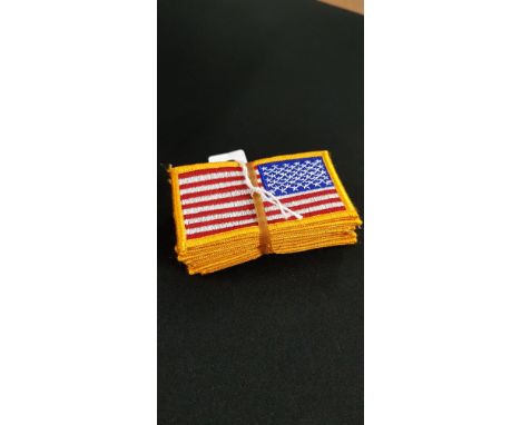 10 US ARMY FLAG PATCHES